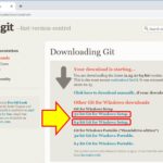 GitのWindows版のダウンロード開始ページ
