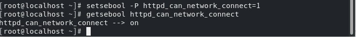 SELinuxのWeサーバのネットワーク接続を許可